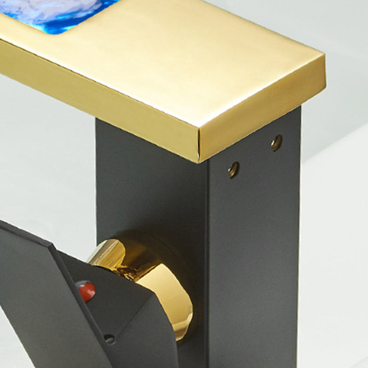 BowLift | Modern Waterfall Spout Sink Faucet with LED Brass Sink Faucet