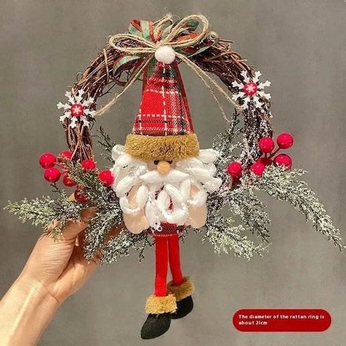 BowLift | Old Man Snowman Elk Vine Ring Christmas