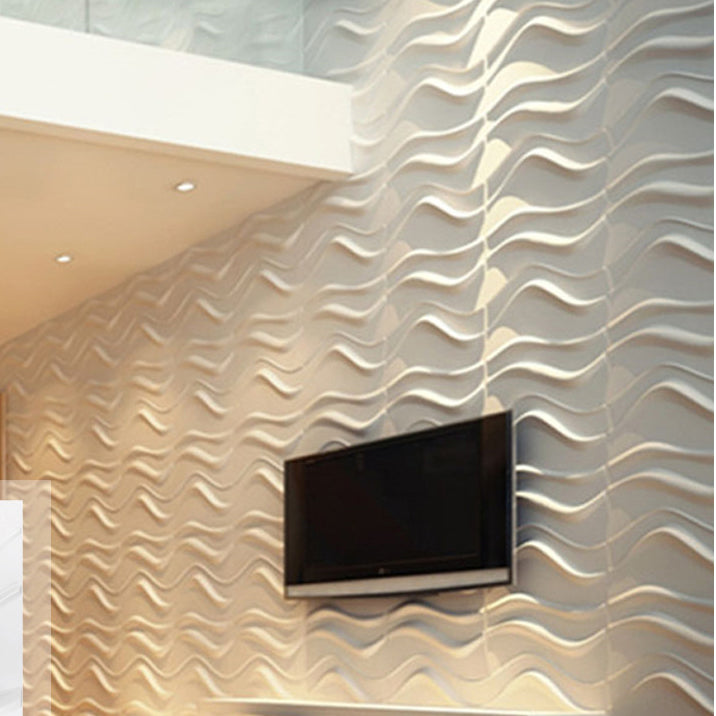 BowLift | Modern Wall Cladding 3D Print Waterproof Peel and Stick Wall Panel