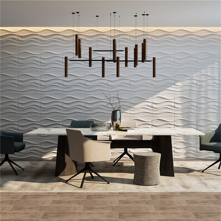 BowLift | Modern Wall Cladding 3D Print Waterproof Peel and Stick Wall Panel