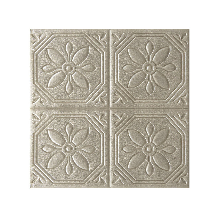 BowLift | Modern Wall Panel Floral 3D Print Peel and Stick Waterproof Wall Panels