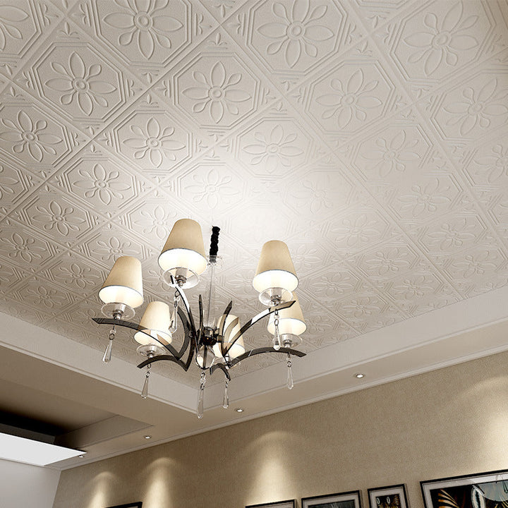 BowLift | Modern Wall Panel Floral 3D Print Peel and Stick Waterproof Wall Panels