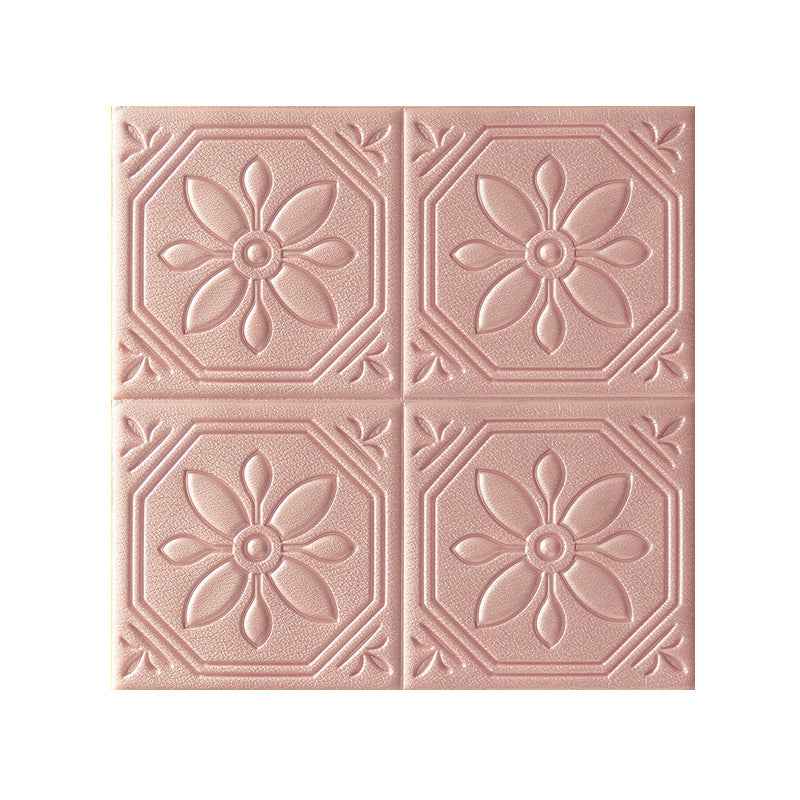 BowLift | Modern Wall Panel Floral 3D Print Peel and Stick Waterproof Wall Panels