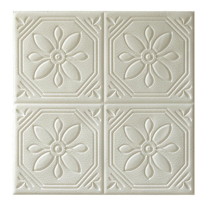 BowLift | Modern Wall Panel Floral 3D Print Peel and Stick Waterproof Wall Panels