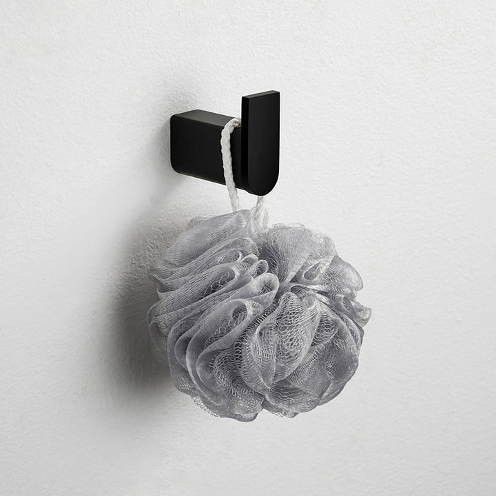 BowLift | Contemporary bathroom accessory single item or in set made of black metal