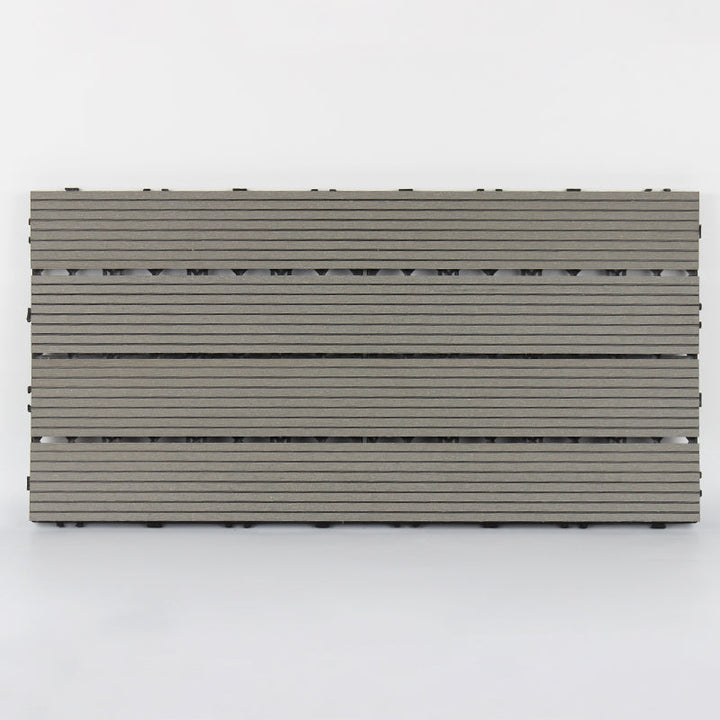 BowLift | 12" X 24" Deck/Pavement Floor Tiles 4-Slat Decking Tiles