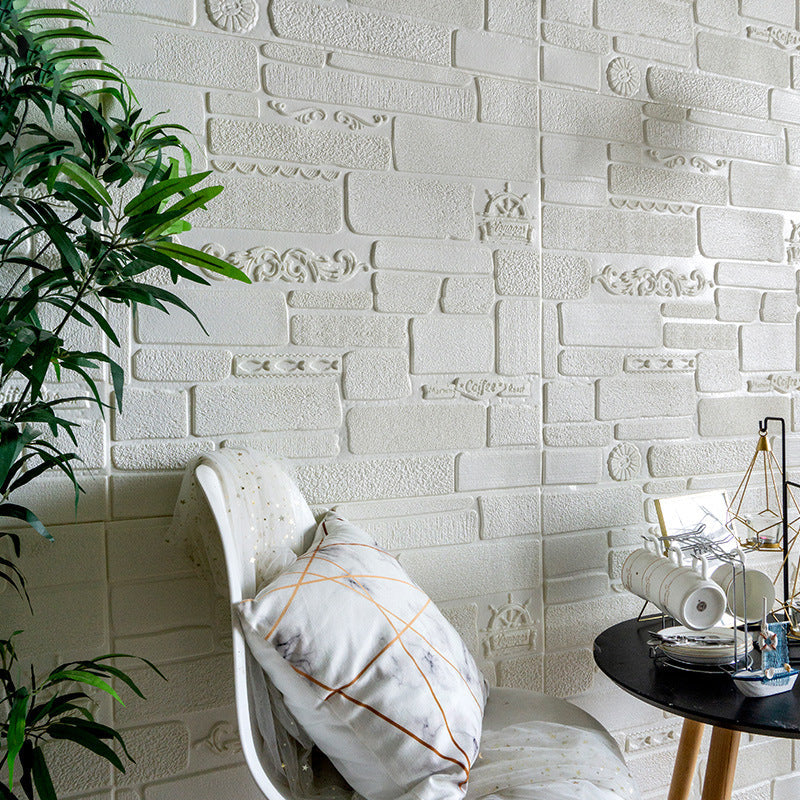 BowLift | Modern Wall Covering Peel and Stick Brick 3D Print Waterproof Wall Panel