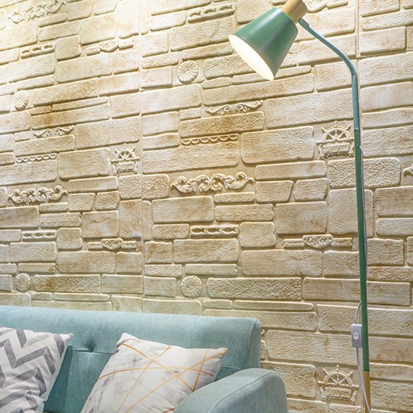 BowLift | Modern Wall Covering Peel and Stick Brick 3D Print Waterproof Wall Panel