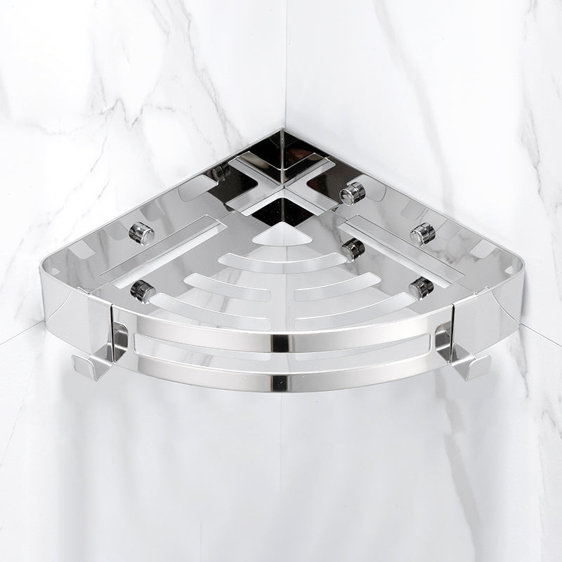 BowLift | Modern Gold/Silver 3-piece Bathroom Accessories Set, Bath Shelf