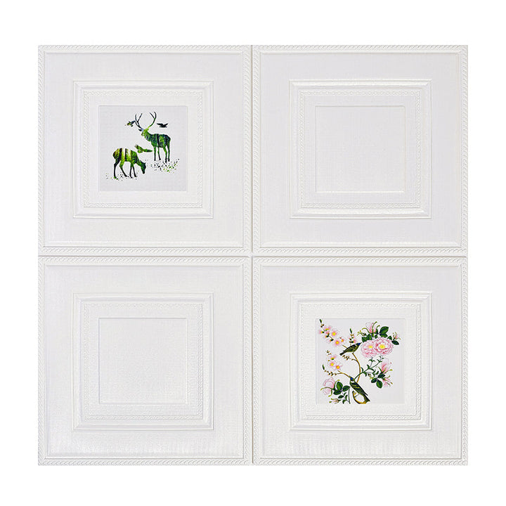 BowLift | Modern Wall Panel Cartoon Print Peel and Stick Waterproof Wall Panel