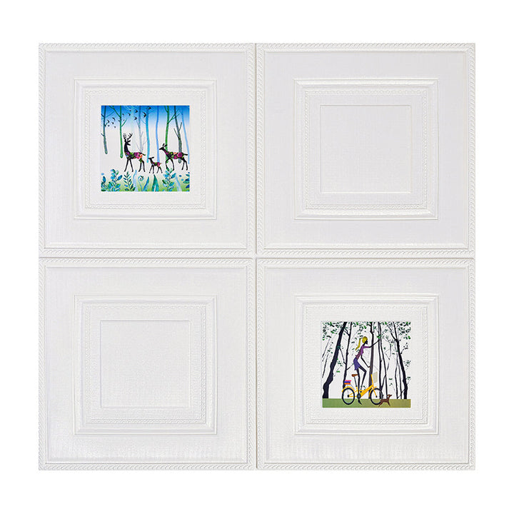 BowLift | Modern Wall Panel Cartoon Print Peel and Stick Waterproof Wall Panel