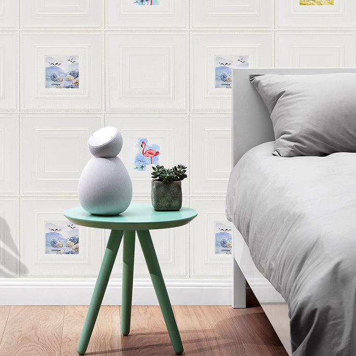 BowLift | Modern Wall Panel Cartoon Print Peel and Stick Waterproof Wall Panel