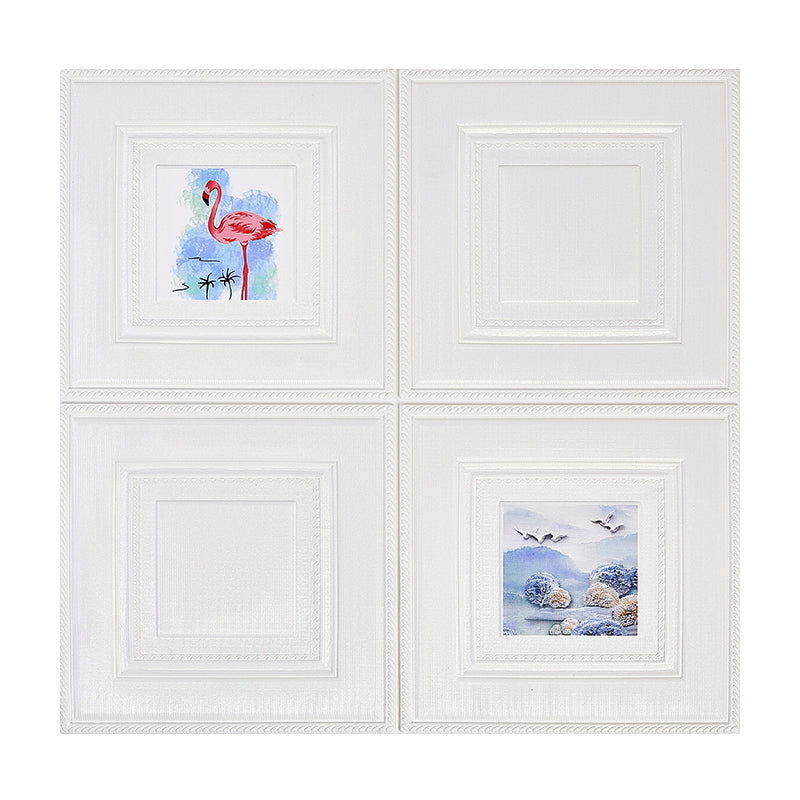 BowLift | Modern Wall Panel Cartoon Print Peel and Stick Waterproof Wall Panel