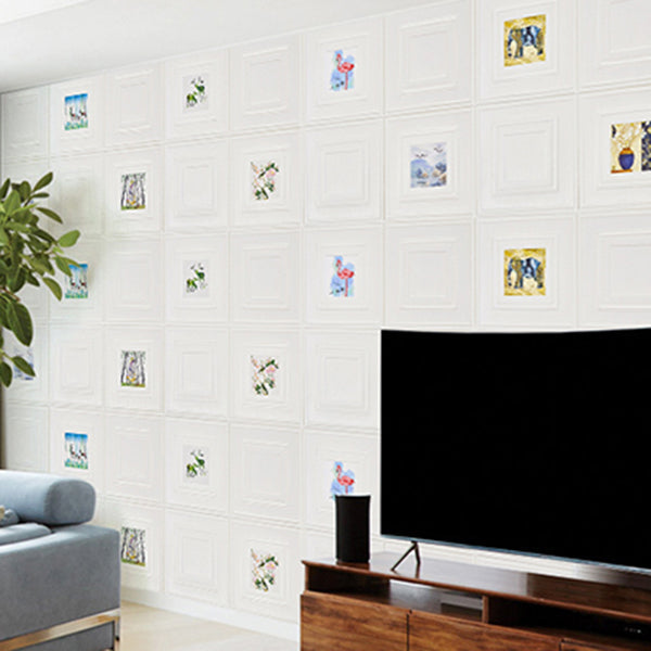 BowLift | Modern Wall Panel Cartoon Print Peel and Stick Waterproof Wall Panel