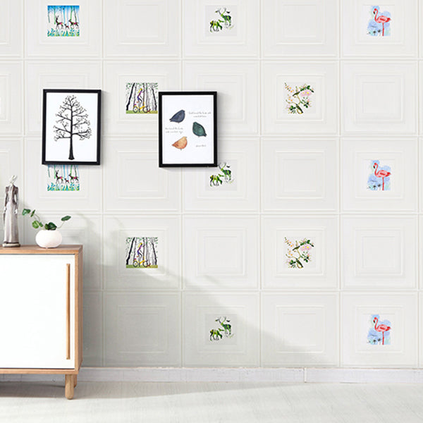 BowLift | Modern Wall Panel Cartoon Print Peel and Stick Waterproof Wall Panel