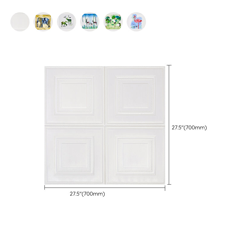 BowLift | Modern Wall Panel Cartoon Print Peel and Stick Waterproof Wall Panel
