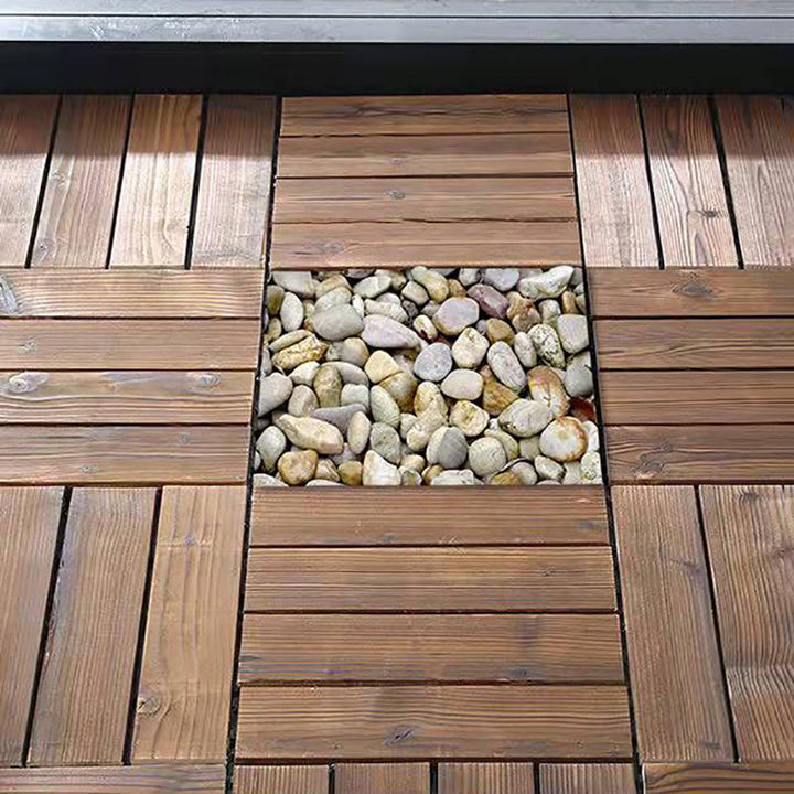 BowLift | Wood Terrace Tiles Plug-in System Installation Outdoor Terrace Tiles