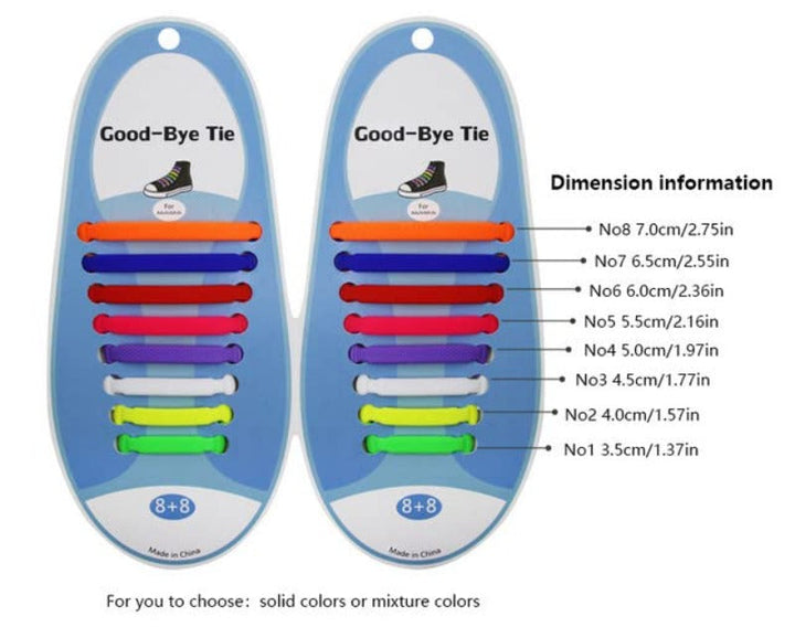 BowLift | Elastic Silicone No-Tie Shoelaces