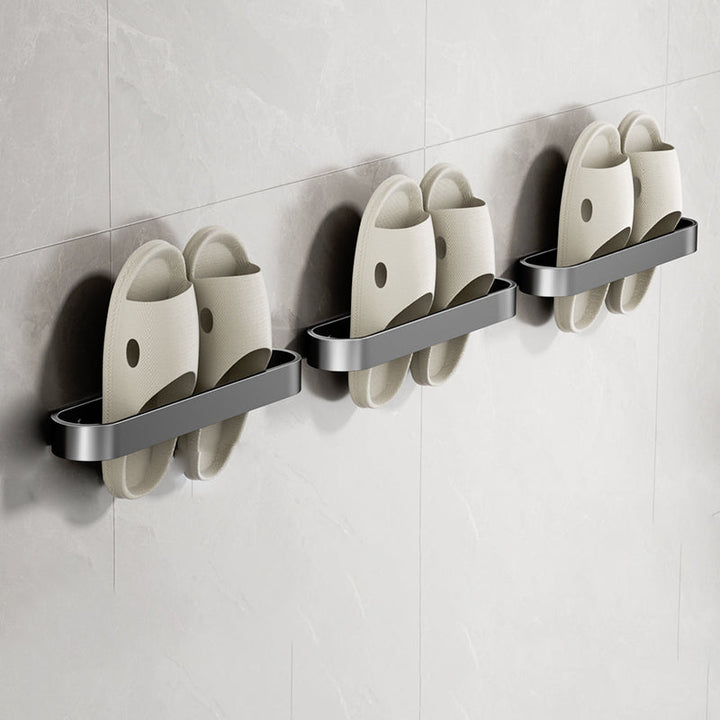 BowLift | Minimalist Bathroom Accessory Set Metal Slipper Rack/Towel Holder