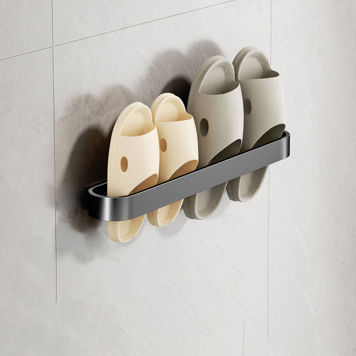 BowLift | Minimalist Bathroom Accessory Set Metal Slipper Rack/Towel Holder