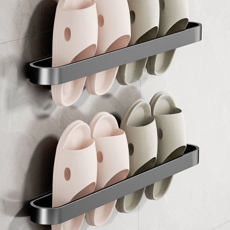 BowLift | Minimalist Bathroom Accessory Set Metal Slipper Rack/Towel Holder
