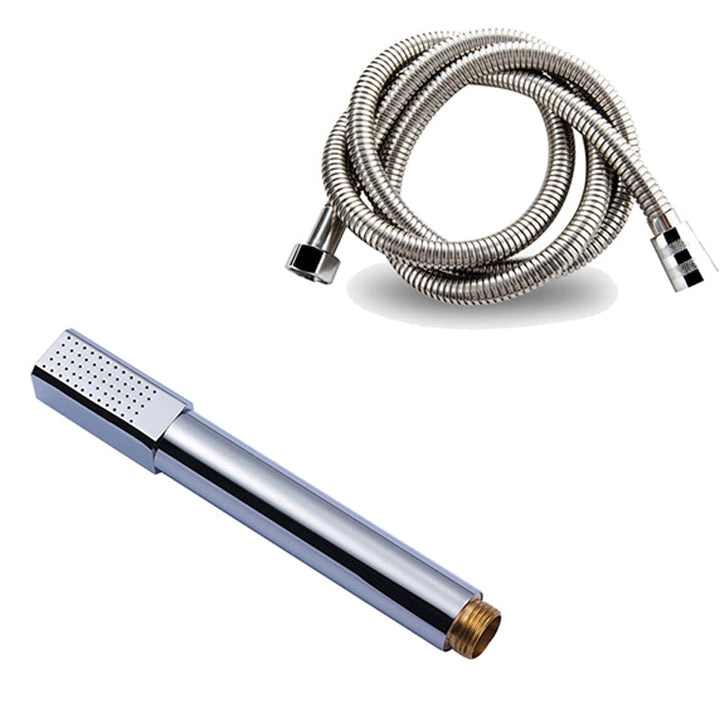 BowLift | Simple Handheld Shower Head Square 304 Stainless Steel Shower Head