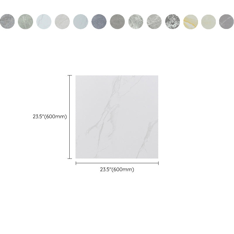 BowLift | Marbling Plastic Floor Waterproof Peel & Stick Floor Tiles