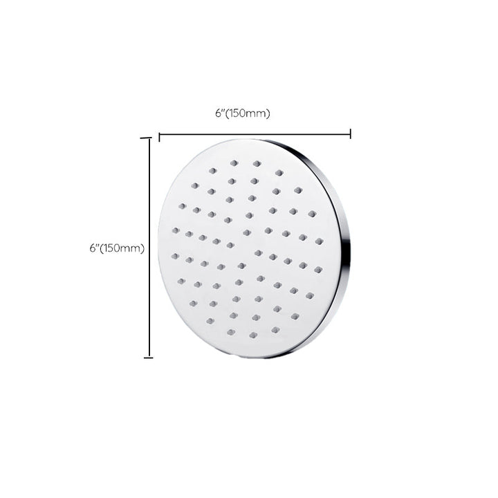 BowLift | Metal Shower Head Combo Contemporary Round Fixed Shower Head for the Bathroom