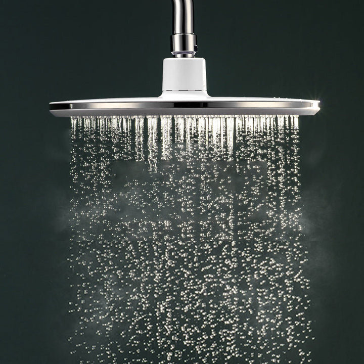 BowLift | Bathroom white shower head combination modern round fixed shower head