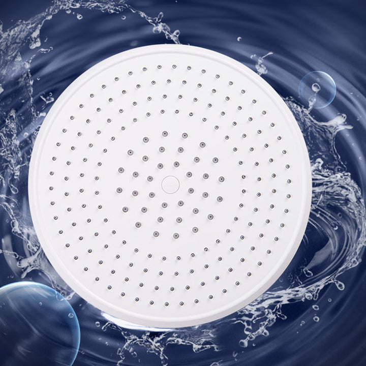 BowLift | Bathroom white shower head combination modern round fixed shower head