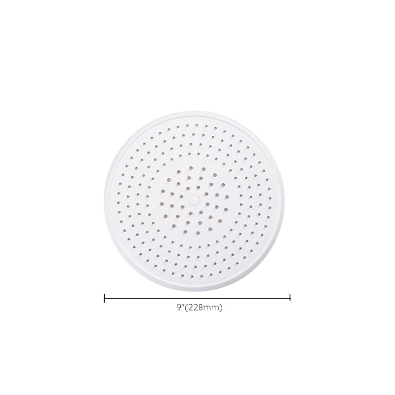 BowLift | Bathroom white shower head combination modern round fixed shower head