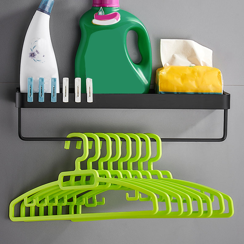BowLift | Matt Black Bathroom Set Modern 1/2 - Piece Stainless Steel Bath Rack