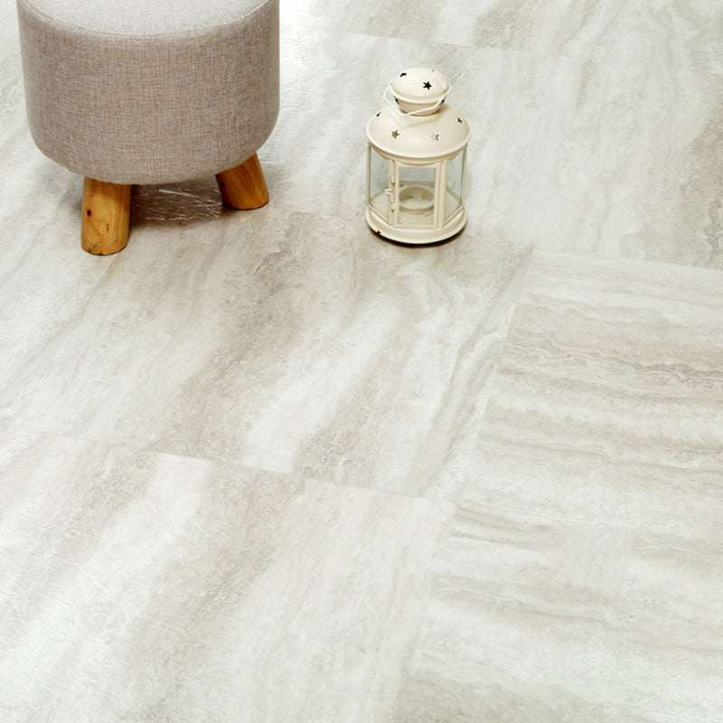 BowLift | Waterproof Plastic Floor Rectangular Fabric Look Square Edge Floor Tile