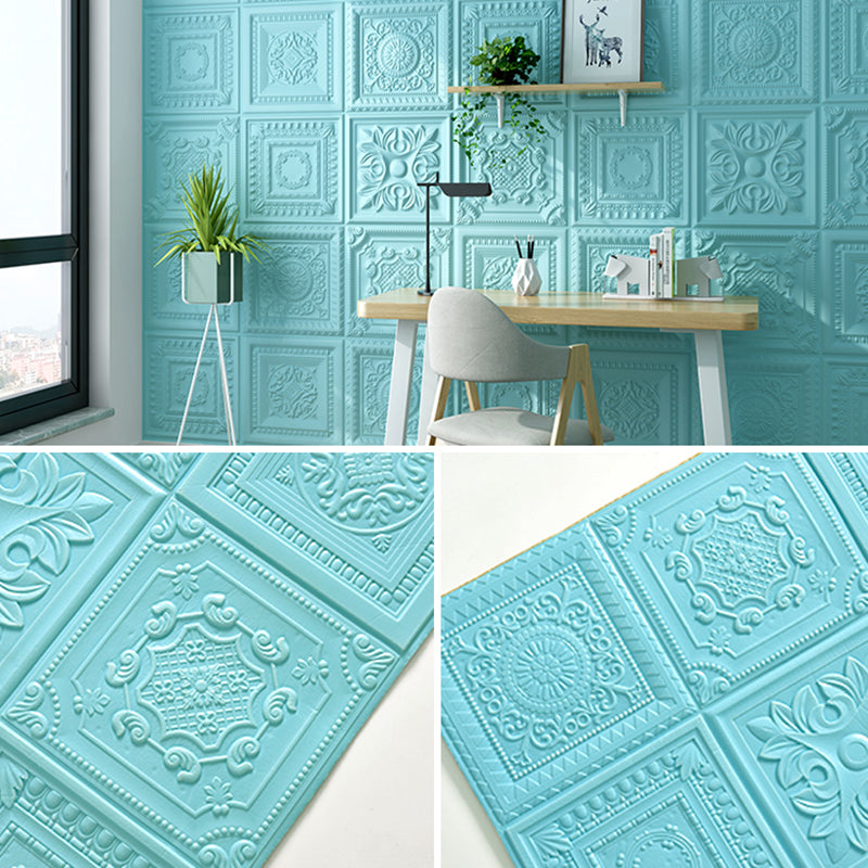 BowLift | Modern Pearl Wall Element Access Panel Peel and Stick Wall Tile Set of 10
