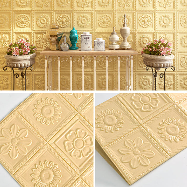 BowLift | Modern Pearl Wall Element Access Panel Peel and Stick Wall Tile Set of 10