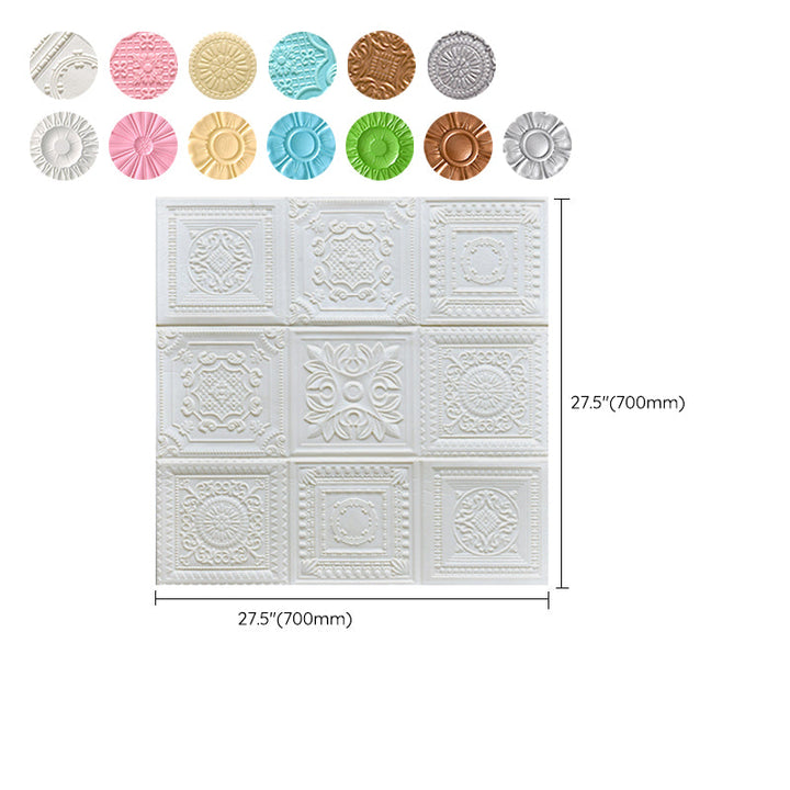 BowLift | Modern Pearl Wall Element Access Panel Peel and Stick Wall Tile Set of 10