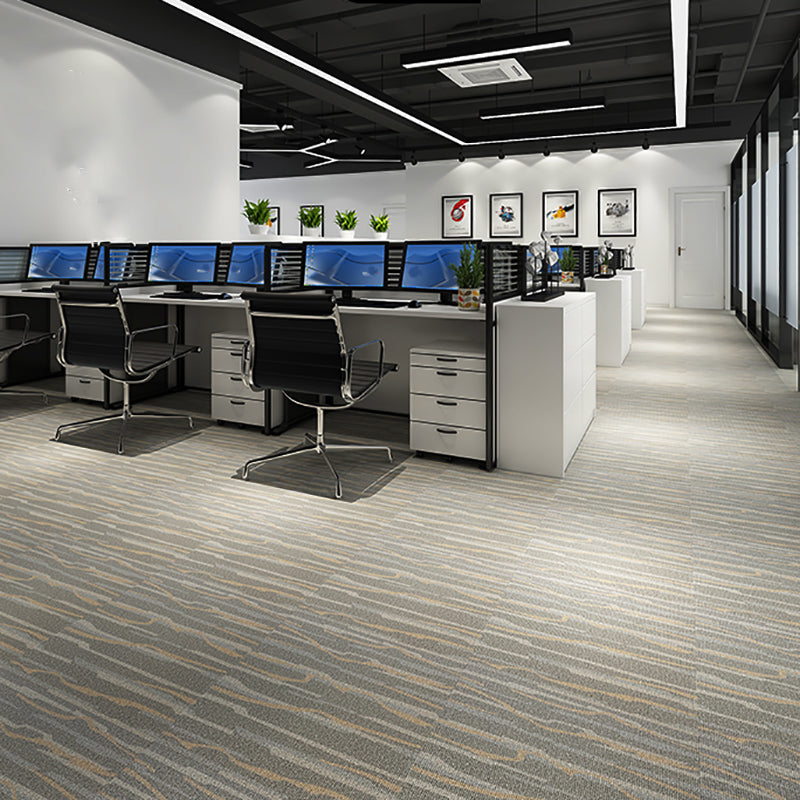 BowLift | Waterproof Plastic Floor Rectangular Fabric Look Square Edge Floor Tile