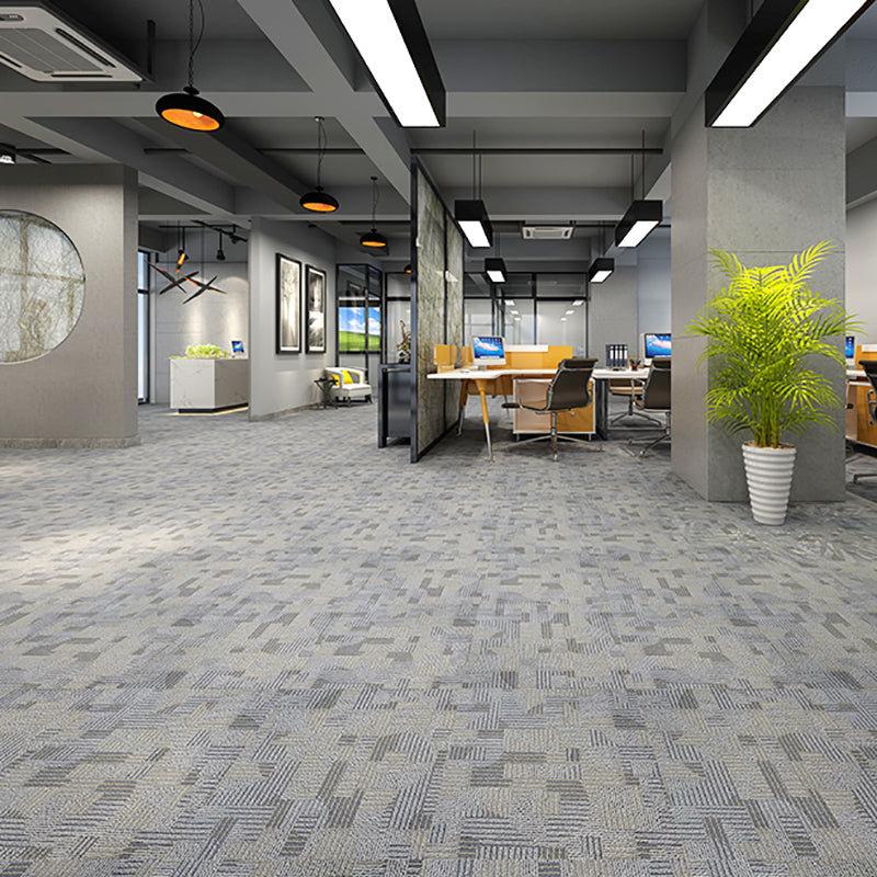 BowLift | Waterproof Plastic Floor Rectangular Fabric Look Square Edge Floor Tile