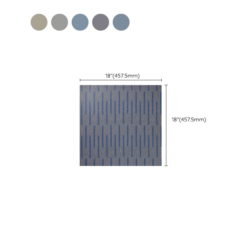 BowLift | Waterproof Plastic Floor Rectangular Fabric Look Square Edge Floor Tile