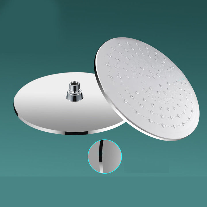 BowLift | Modern rectangular shower head combo standard spray pattern with hand shower