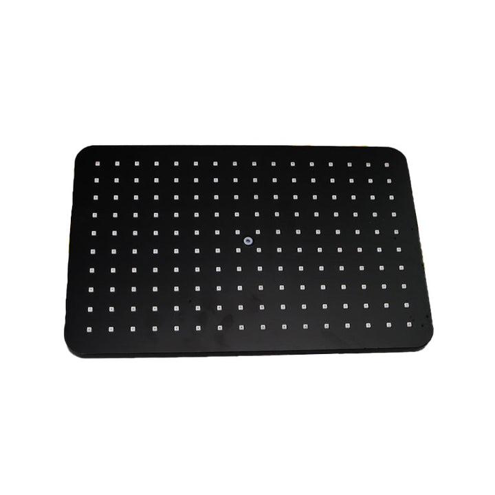 BowLift | Modern rectangular shower head combo standard spray pattern with hand shower
