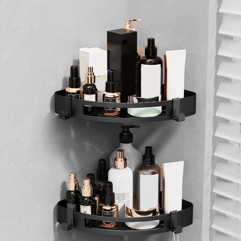 BowLift | Minimalist black bathroom accessory set paper holder towel bar bathroom hardware set
