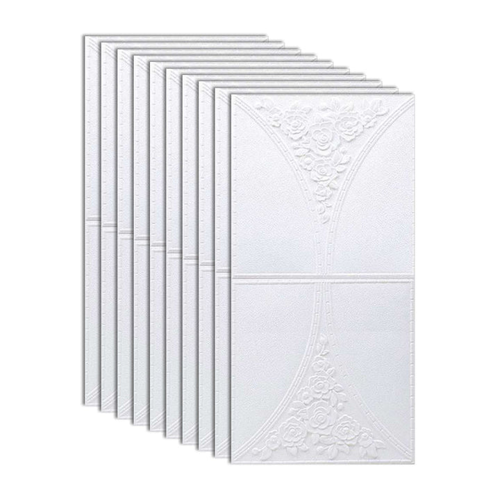 BowLift | Modern Style Plastic Wall Panel Living Room Peel and Stick 3D Wall Covering
