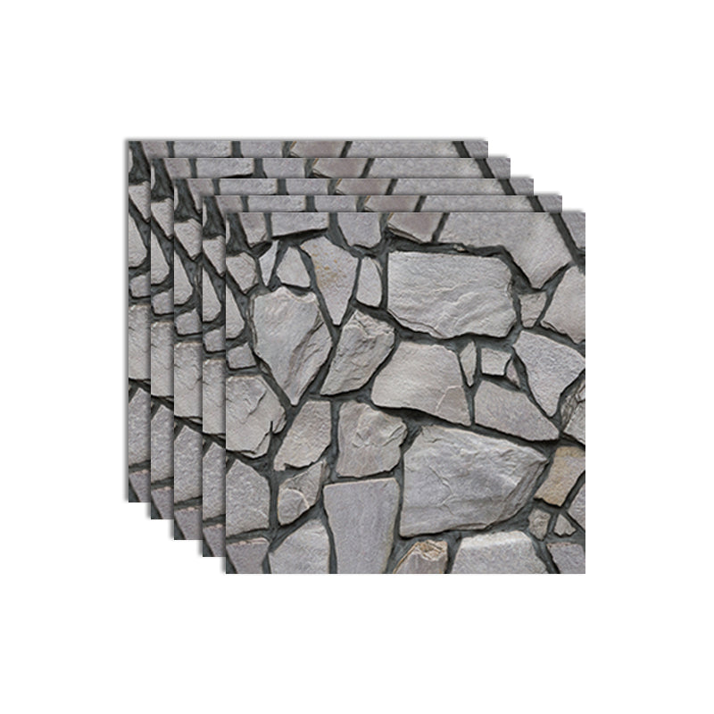 3D Embossed Plastic Wall Panels, 20-Piece Mosaic Set