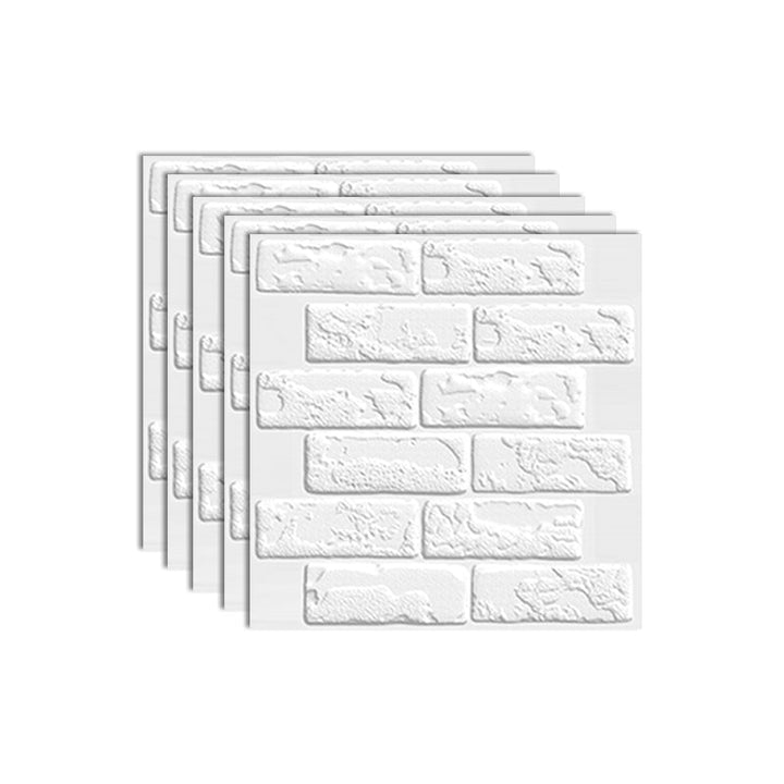3D Embossed Plastic Wall Panels, 20-Piece Mosaic Set