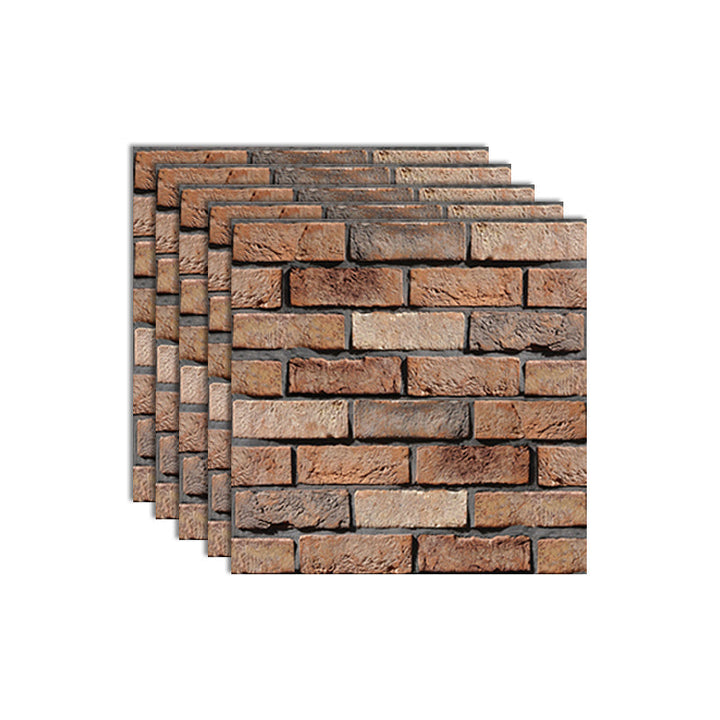 3D Embossed Plastic Wall Panels, 20-Piece Mosaic Set