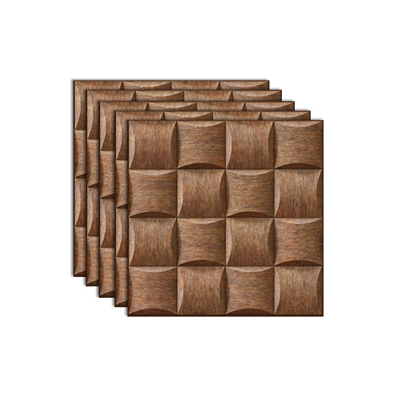 3D Embossed Plastic Wall Panels, 20-Piece Mosaic Set