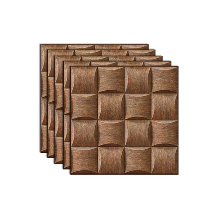 3D Embossed Plastic Wall Panels, 20-Piece Mosaic Set