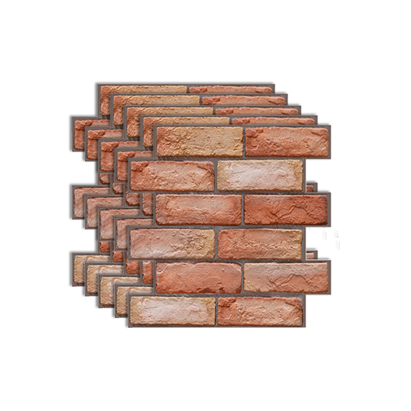 3D Embossed Plastic Wall Panels, 20-Piece Mosaic Set