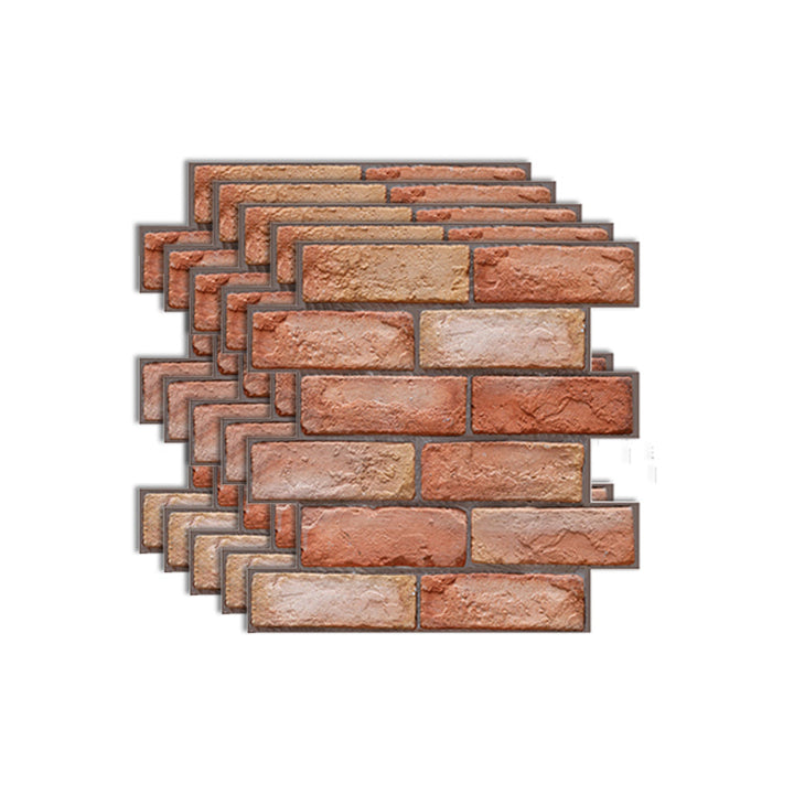 3D Embossed Plastic Wall Panels, 20-Piece Mosaic Set